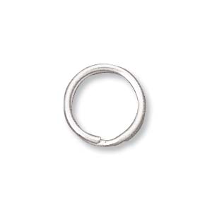 Split Rings: Split Ring, Nickel, 9mm (10 Rings)