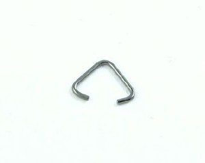 Bails Bell Caps: Bail Triangle, Black, 6x5mm (20pcs)