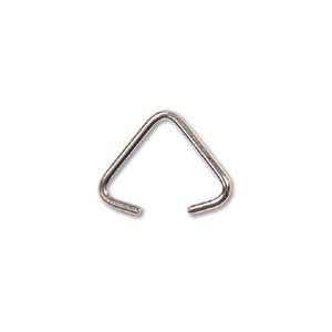 Bails Bell Caps: Bail Triangle, Silver, 7x8mm (20pcs)