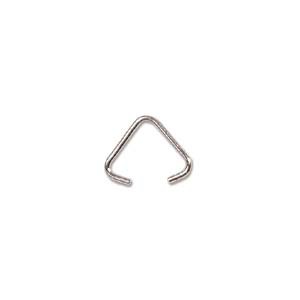 Bails Bell Caps: Bail Triangle, Silver, 6x5mm (20pcs)
