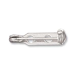 Brooch Backs Safety Pins Kilt Pins: Brooch Back, Nickel, 22mm (5pcs)