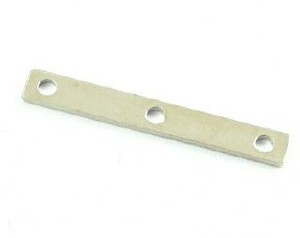 Spacer Bars: Spacer Bar, 3 hole, Nickel, 23x3mm (20pcs)