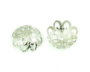 Bead Cap, Nickel, 3x10mm (20 pcs)