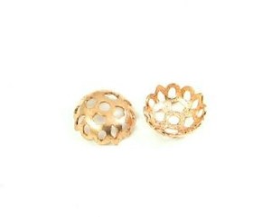 Bead Caps: Bead Cap, Copper, 3x7mm, A (20 pcs)