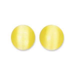 Catseye Beads: Catseye, Yellow 4mm (20pcs)