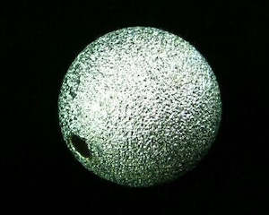 Metal Beads: Metal Bead, Star Dust, Silver, 18mm (5 pcs)