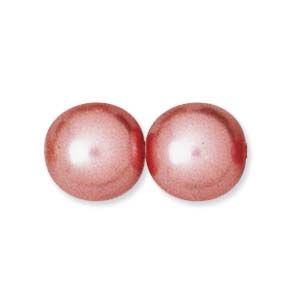 Pearls Glass Based: Glass Based Pearl, Blush, (4, 6 or 8mm)