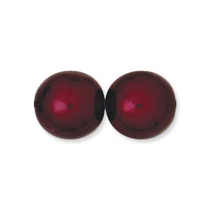 Pearls Glass Based: Glass Based Pearl, Burgundy, 4mm (20pcs)