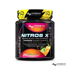 Stealth Nitros X - Intense Pre-Workout & Focus Boost - Stronger Than Ever Before