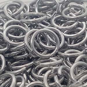 Jumprings: Bright Aluminium Machine Cut - End of Line