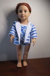 Products: Doll swim set, blue, 46cm doll