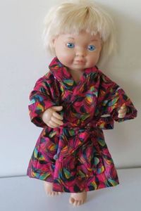 Products: Red dressing gown 30cm doll