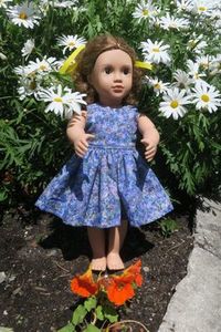 Products: Doll dress, purple 46cm, fits 46cm doll
