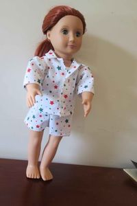 Products: Doll pajamas, stars, 46cm doll