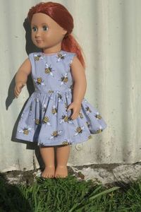 Products: Dress, bumble bees, 46cm doll