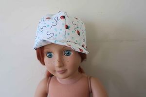 Products: cap, with with lady birds, 46cm doll