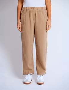 Jamie Barrel Pant - Biscotti