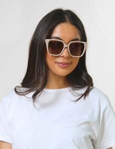 Eyewear: Ashling Sunglasses - Creamy Brown