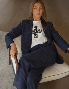 Jackets: Blanca Blazer - Admiralty Stripe