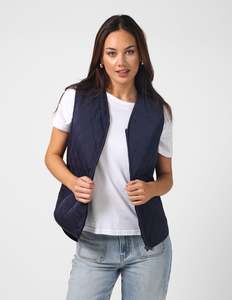 Jackets: STELLA ESSENTIALS Vesta Vest - Navy