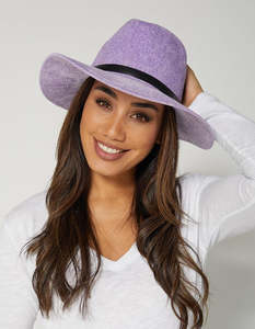 Hats: Chenille Hat - Lilac