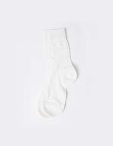 Socks: Sock Multi Patterns - White