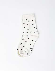 Socks: Sock Dots - White