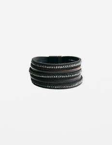Bracelet Crystals - Matt Black