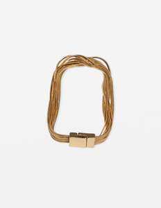 Gold Chains Bracelet