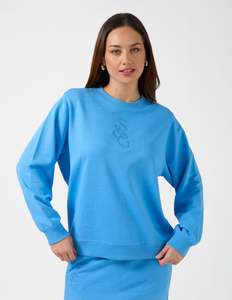 STELLA ESSENTIALS Sweater - Azure Logo