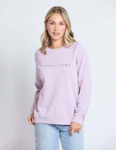 Sweaters: Classic Sweater  - Lilac Logo