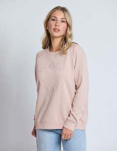 Sweaters: Classic Sweater - Antique Rose Round Logo