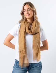 Scarf Fringe - Tea