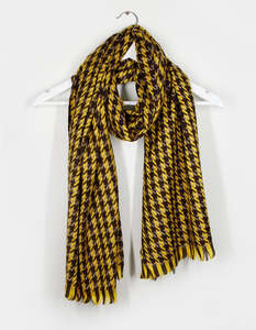 Mixed Houndstooth Scarves