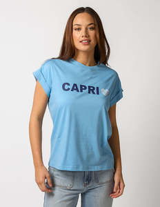 Sale: Ace Tee - Blue Capri Love