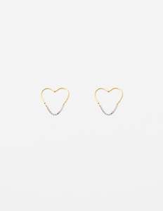 Sale: Heart Chain Earrings