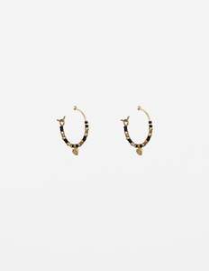 Miyuki Earrings - Black