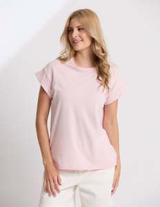 Stella Essentials: Cuff Tee - Pink Tulle