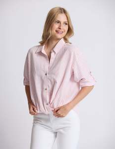 On Repeat Blouse - Rose Stripe