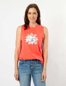 Tank - Coral Paper Flowers Boutique