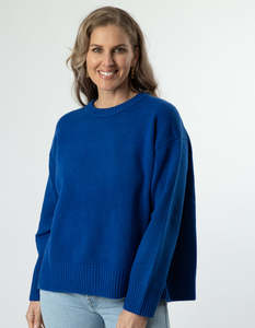 Sale Knitwear: Winnie Jumper - Cobalt