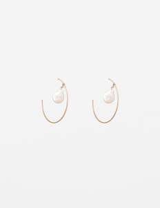Sale Jewellery: Half Hoop with Pearl