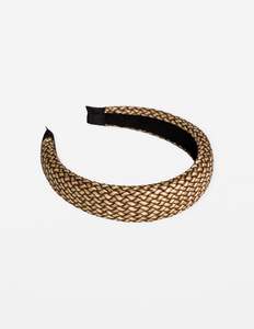 Weave Hairband - Gold