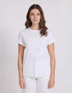 Soho Cuff Tee - White Rotation