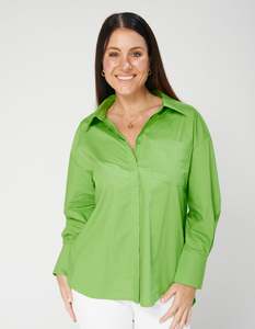 Tops: Silverlake Shirt - Apple Green
