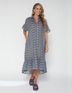Magnolia Dress - Ocean Waves