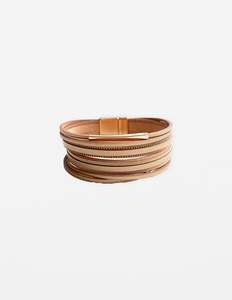 Jewellery: Bracelet Strands - Tan