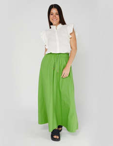 Skirts: Venice Skirt - Apple Green