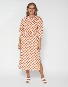 Poppy Dress - Abstract Checks