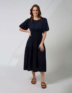 Sabrina Dress - Navy